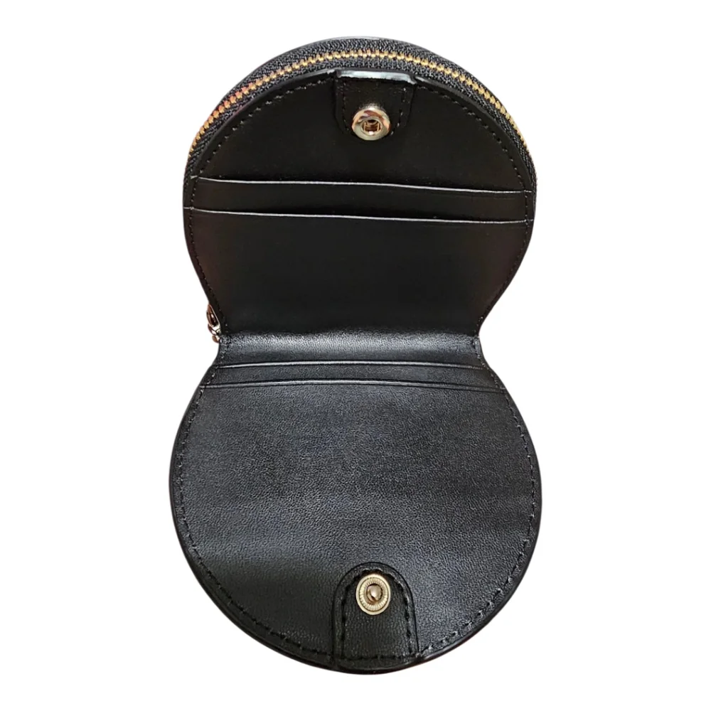 Kate Spade Black Leather Coin Pouch with Key Ring - Picture 4 of 7